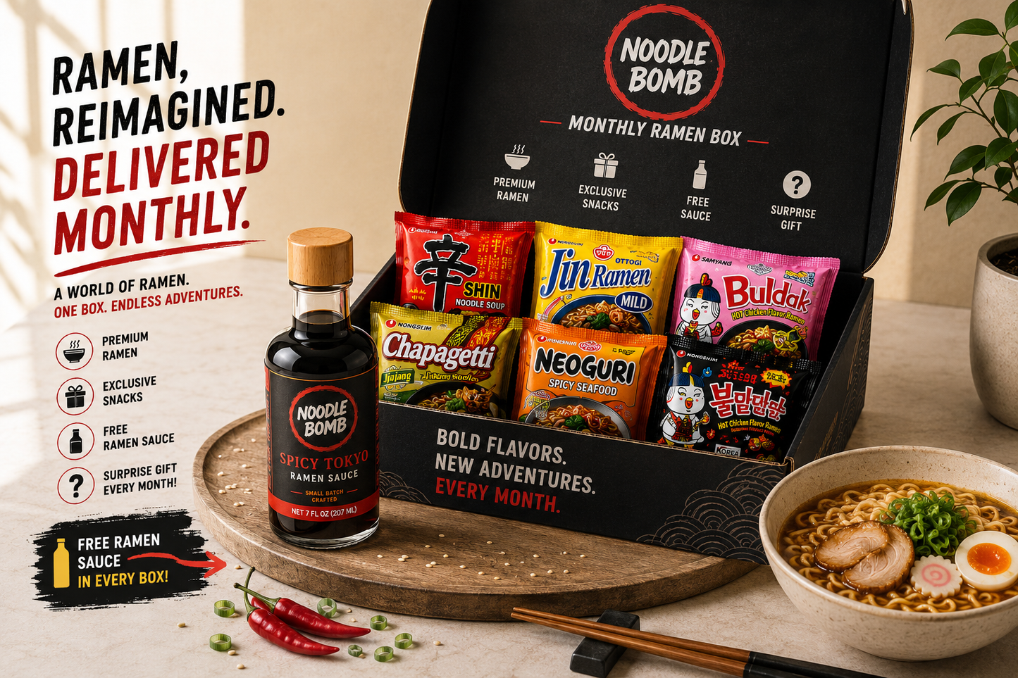 Monthly Ramen Box - hero