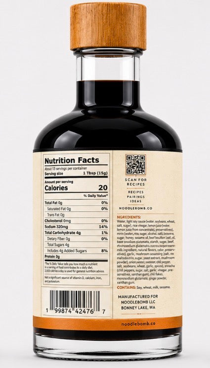 NoodleBomb Citrus Shoyu label v2 - back (Nutrition Facts)