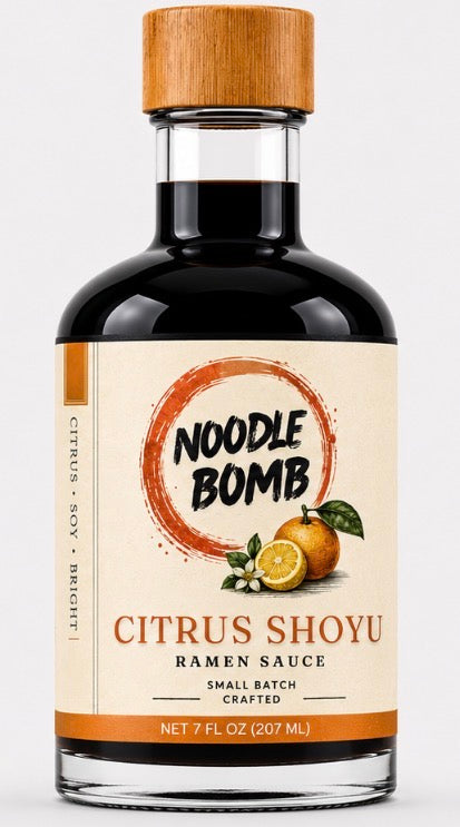 NoodleBomb Citrus Shoyu label v2 - front