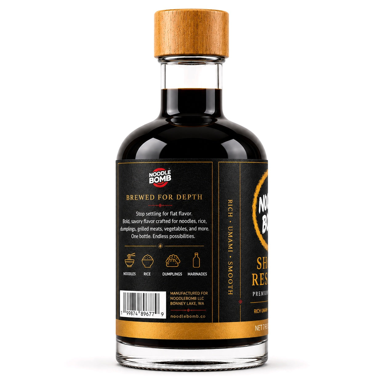 NoodleBomb Shoyu Reserve Premium Soy Sauce