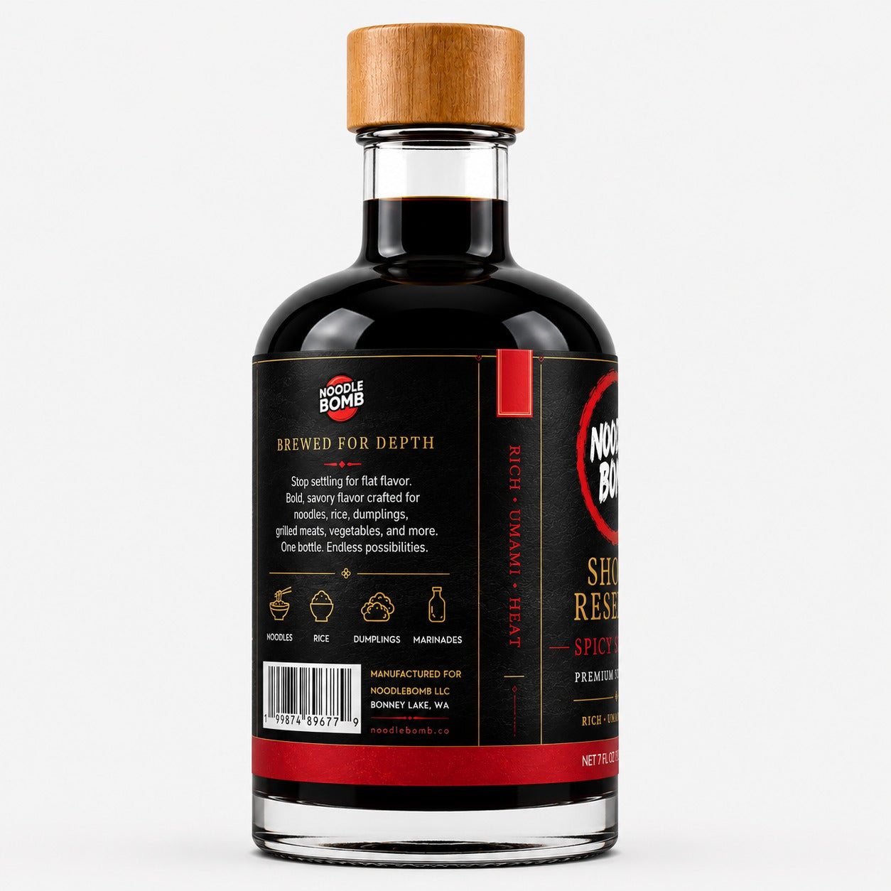 NoodleBomb Shoyu Reserve Spicy Shoyu